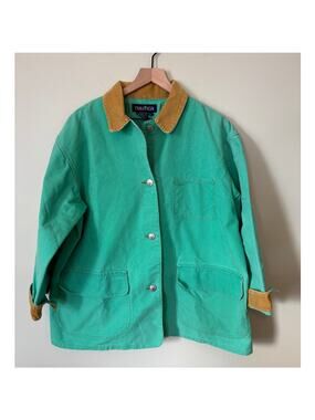 Nautica Vintage Barn Coat Large Canvas Chore Utility